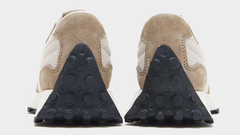 New Balance 327 Mushroom Sea Salt Back