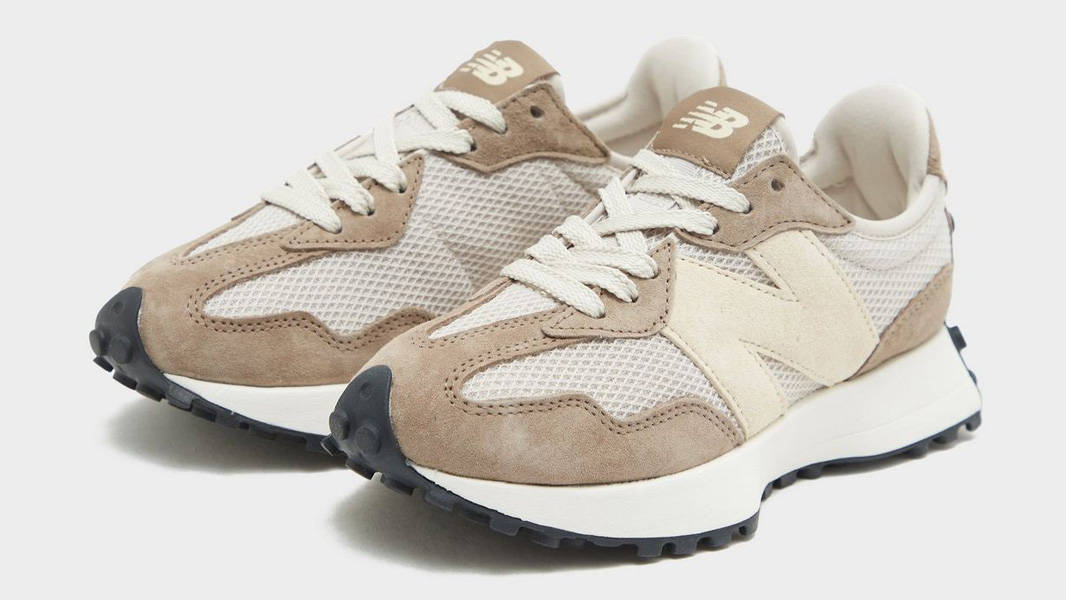 New Balance 327 Mushroom Sea Salt Front