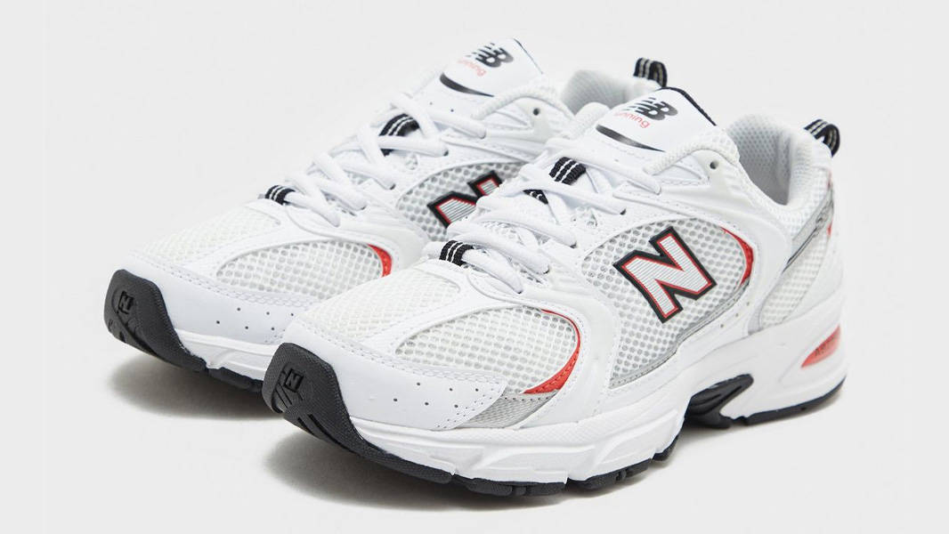 New Balance 530 White Red Silver Front
