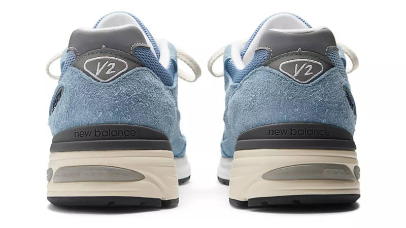 New Balance 991v2 Grounded Pastels Celestial Blue Back