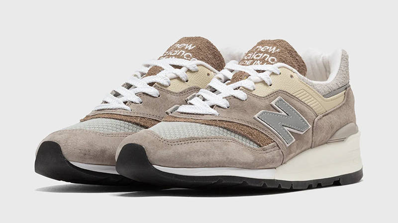 New Balance 997 MiUSA Mushroom Mirage front front