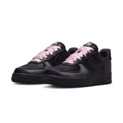 Nike Air Force 1 Low Satin Silk Black IH2034-010 front