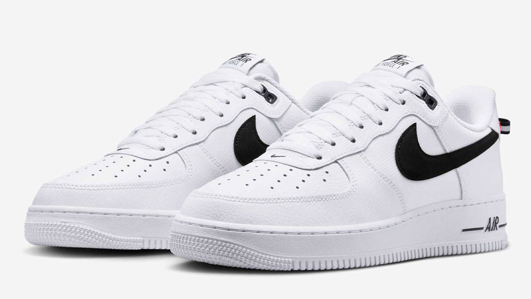 Nike Air Force 1 Low White Black Bright Crimson | HV9509-100
