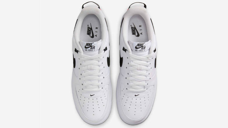 Nike Air Force 1 Low White Black Bright Crimson Middle