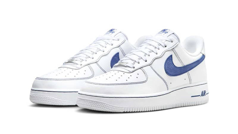 Nike Air Force 1 Low White Deep Royal Blue HQ2037-100 front