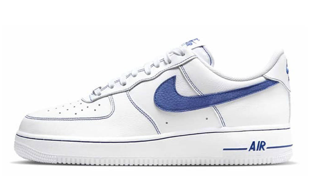 Nike Air Force 1 Low White Deep Royal Blue HQ2037-100