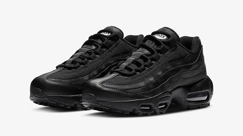 Nike Air Max 95 GS Recraft Triple Black CJ3906-001 front