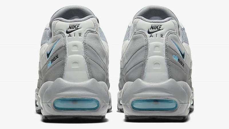 Nike Air Max 95 Retro Logo Grey Aqua Back