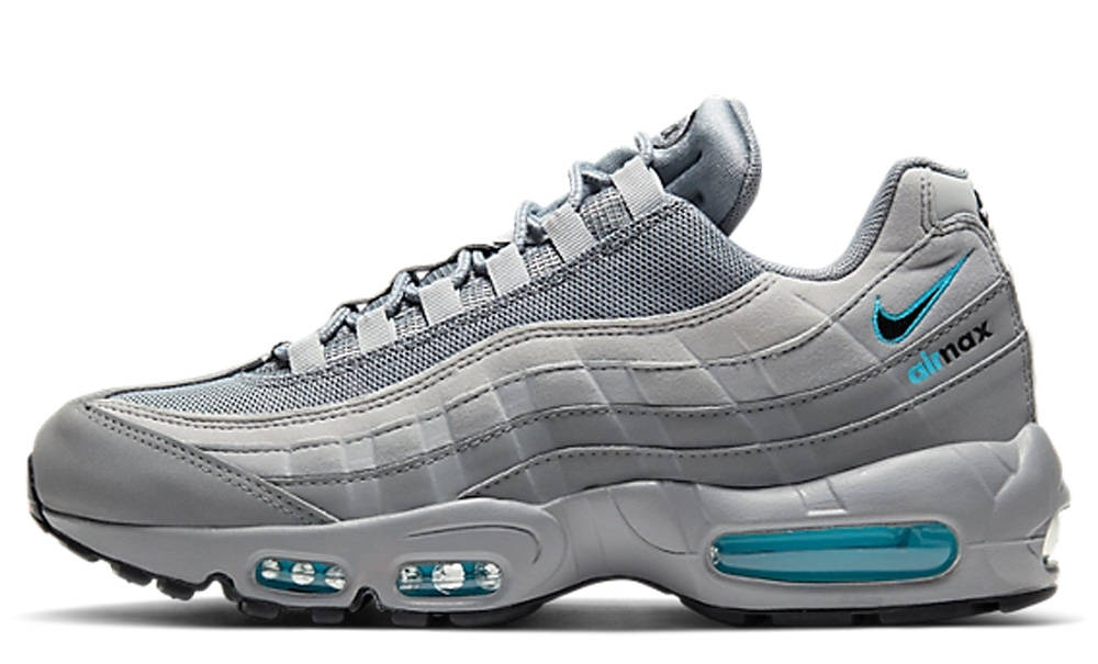 Nike Air Max 95 Retro Logo Grey Aqua