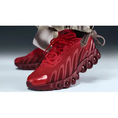 Nike Air Max Dn8 University Red HF5509-600 on feet
