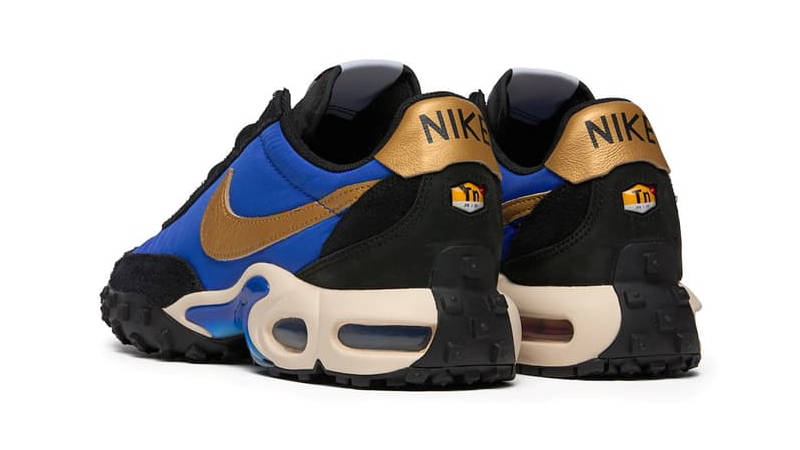 Nike Air Max Waffle Hyper Blue Metallic Gold FV6946-400 back