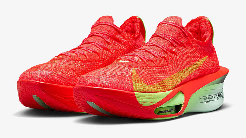 Nike Alphafly 3 Road Racing Bright Crimson Lime FD8311-600 front