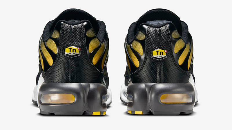 University Gold Black And Yellow Air Nike TN Air Max Plus Black