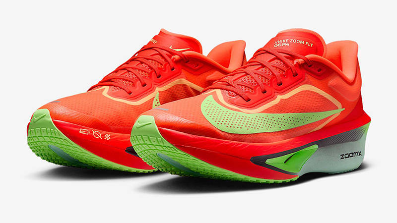 Nike Zoom Fly 6 Road Racing Crimson Lime FN8454-601 front