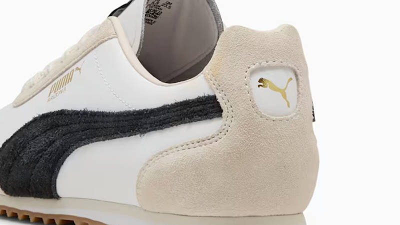 PUMA Arizona Retro White Black 402353-02 Back
