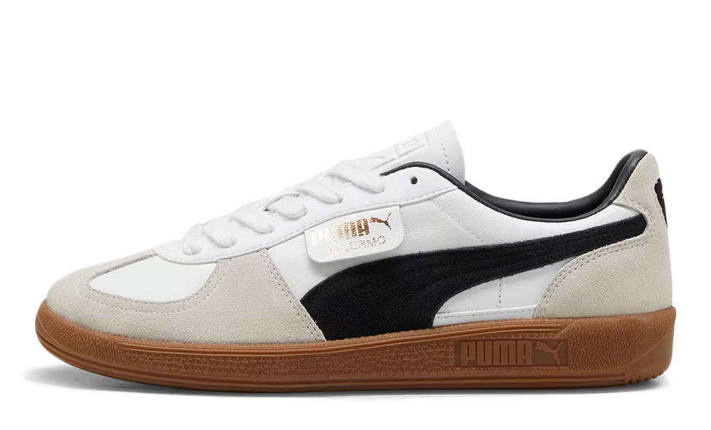PUMA Palermo Leather White Grey 396464-01