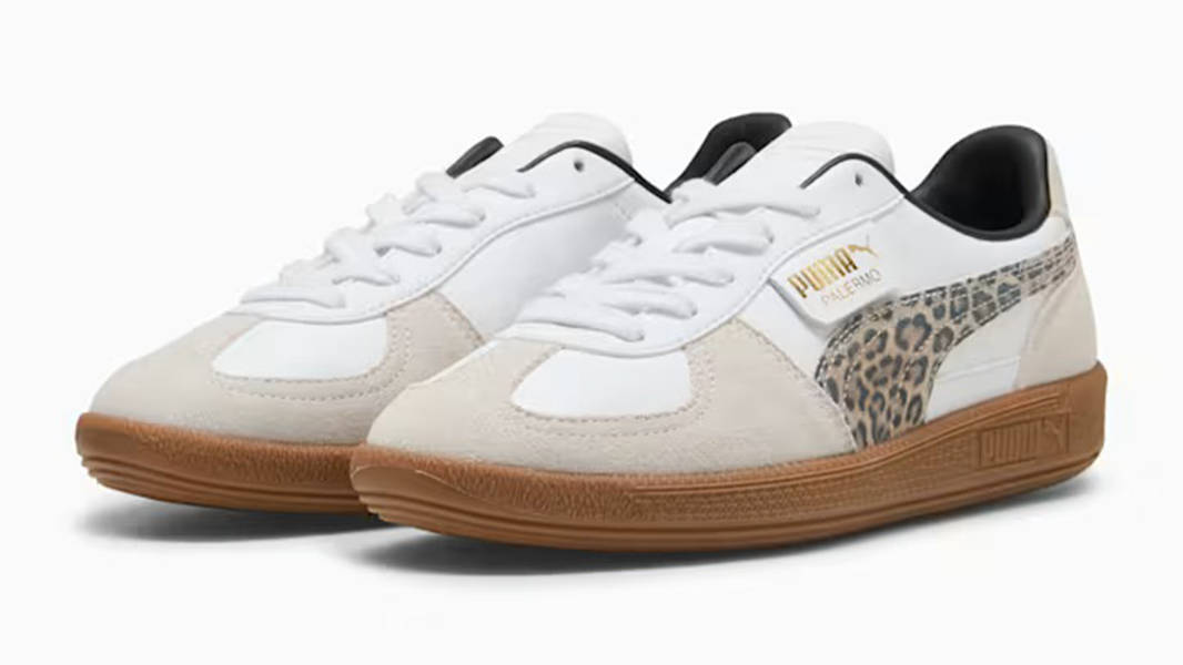PUMA Palermo Leopard White 403044-01 Side