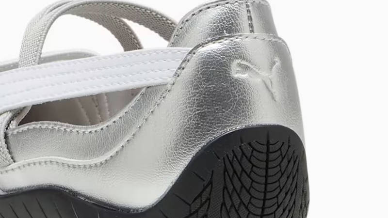 PUMA Speedcat Ballet Metallic Silver 401581-01 Detail
