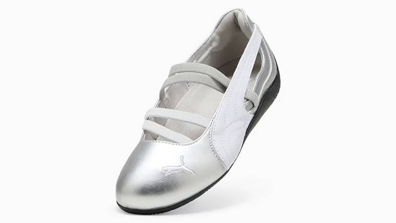 PUMA Speedcat Ballet Metallic Silver 401581-01 Front