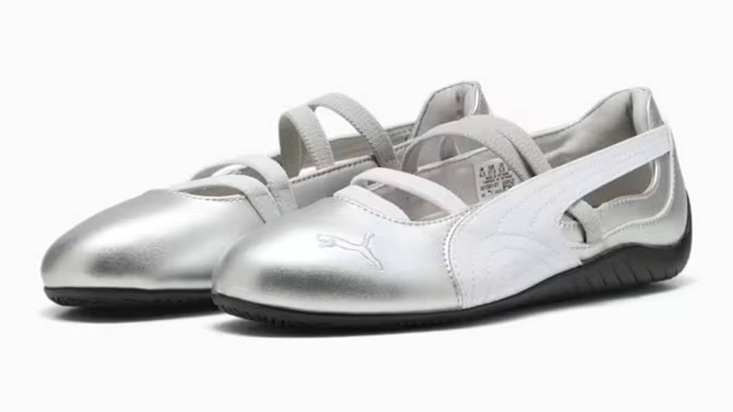 PUMA Speedcat Ballet Metallic Silver 401581-01 Side