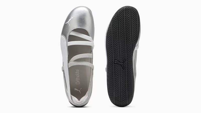 PUMA Speedcat Ballet Metallic Silver 401581-01 Top
