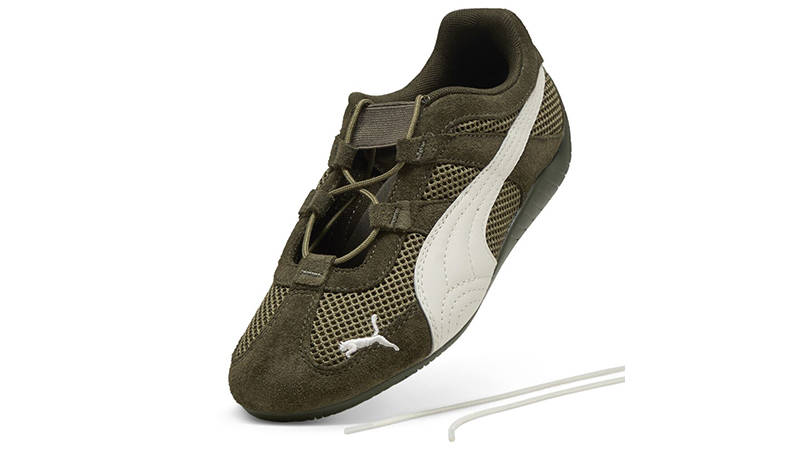PUMA Speedcat Go Olive White 403589-07 side