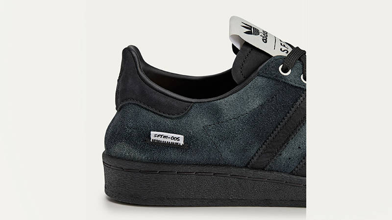 Song For The Mute x adidas Superstar 82 Shamrock Green heel