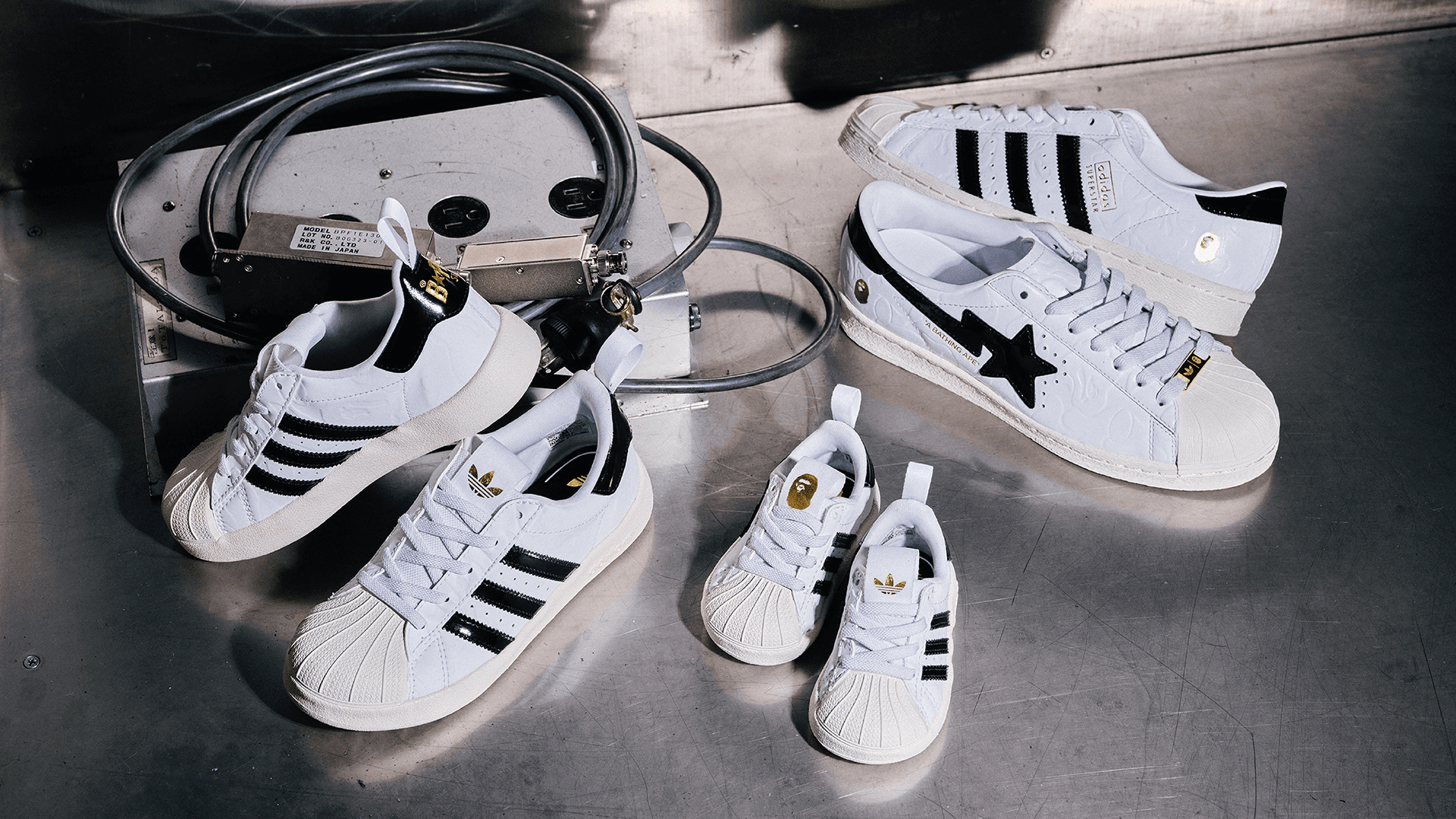 BAPE x adidas Superstar White