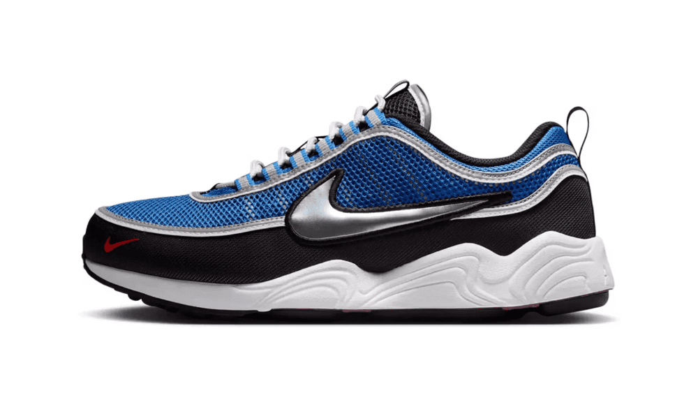 via Nike The Nike Air Zoom Spiridon ‘Signal Blue’ Makes Its Long Awaited Return