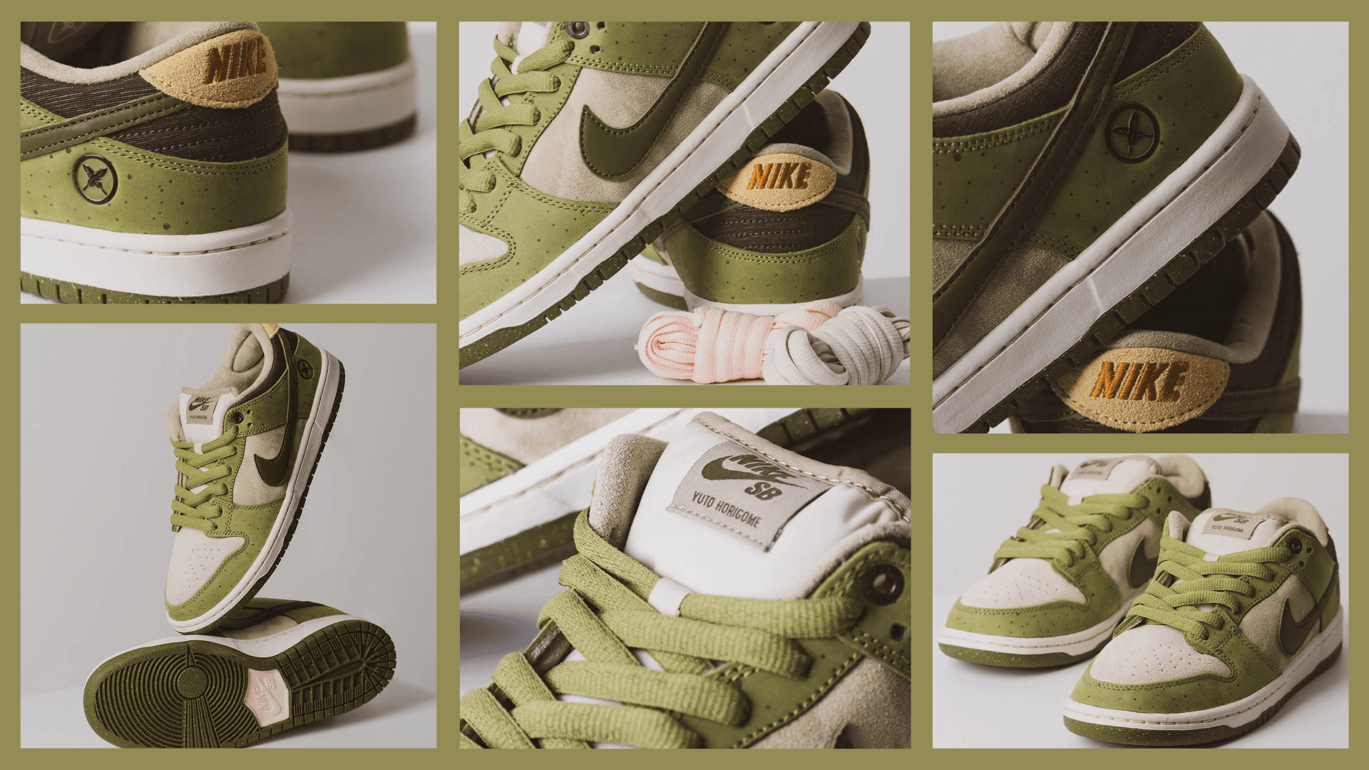 Yuto Horigome x Nike SB Dunk Low Asparagus