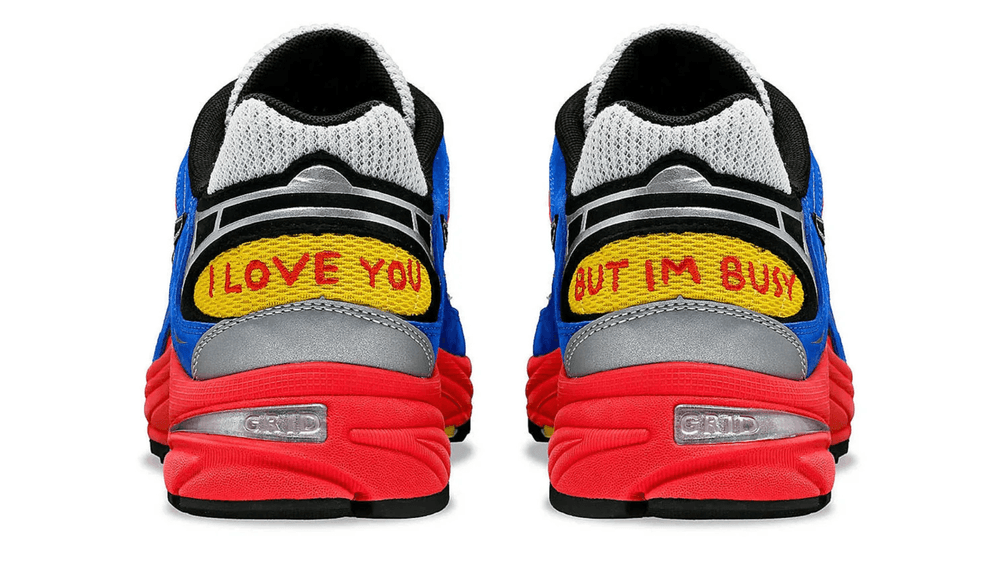 via Saucony Official Images of the Trippy Jae Tips x Saucony Jazz 9 “I Love You, But I’m Busy” Are Here