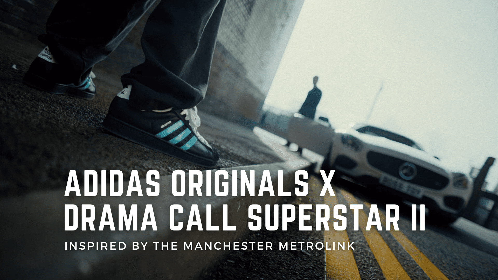 Drama Call x adidas Superstar II Black Metrolink Blue
