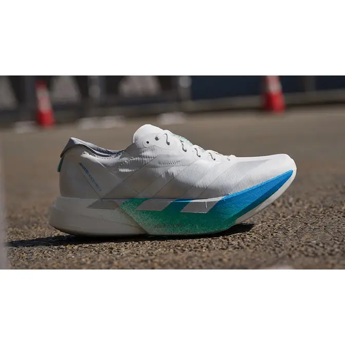 adidas Adizero Adios Pro 4 White Glory Green JR6354 single