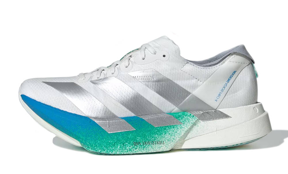 adidas Adizero Adios Pro 4 White Glory Green JR6354