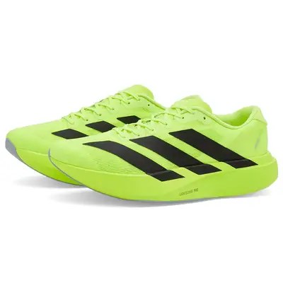 adidas Adizero EVO SL Lucid Lemon Black JR3416 front