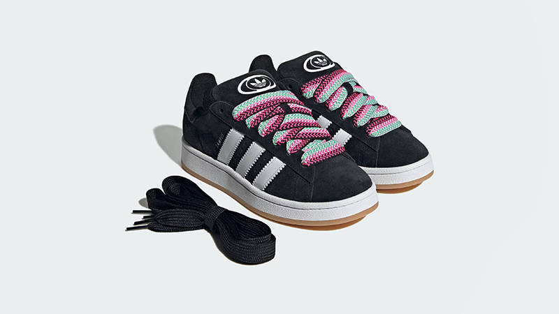 adidas Campus 00s Black Lucid Pink JH7272 front side