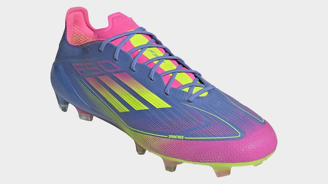 adidas F50 Elite FG Blue Yellow Front