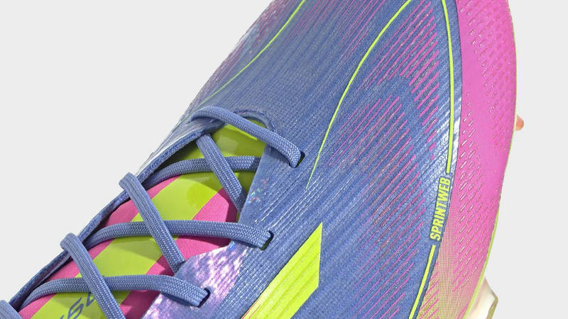 adidas F50 Elite FG Blue Yellow Side