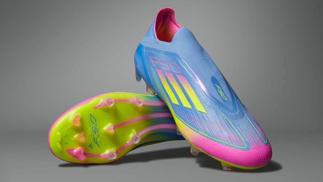 adidas F50 Elite Laceless FG Blue Yellow | IE1213 | The Sole Supplier