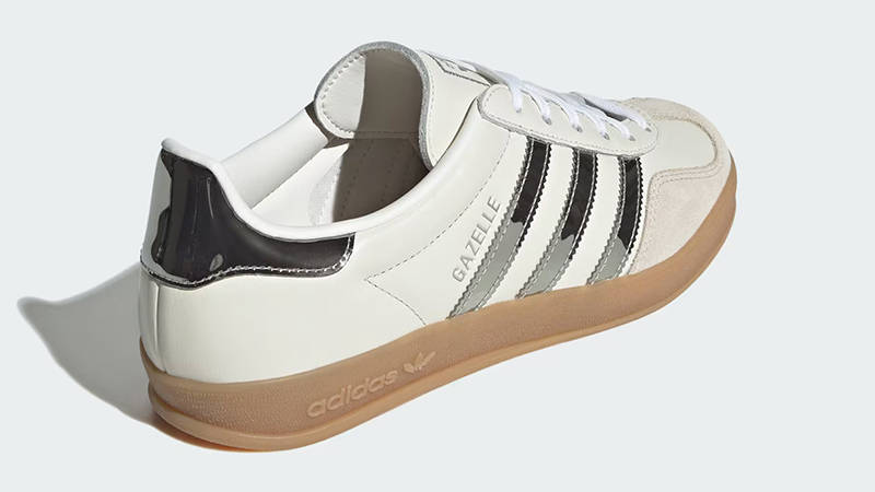 adidas Gazelle Indoor White Silver Metallic JH6058 Back