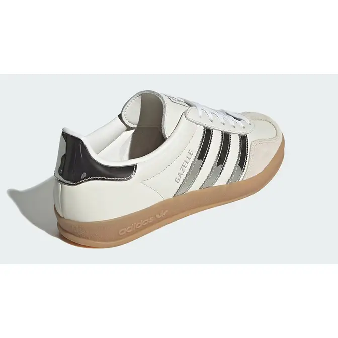 adidas Gazelle Indoor White Silver Metallic JH6058 Back