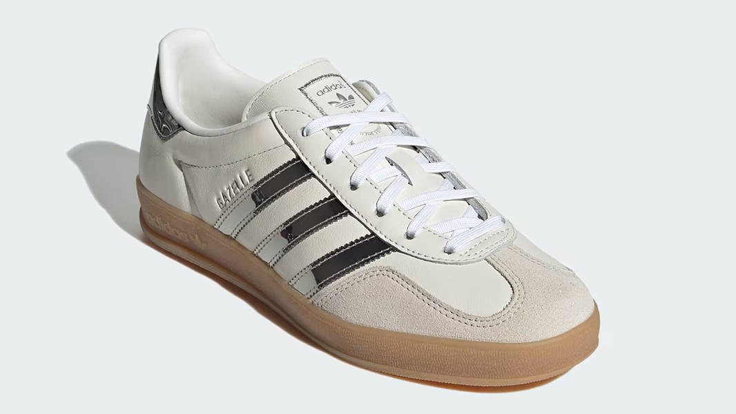 adidas Gazelle Indoor White Silver Metallic JH6058 Side
