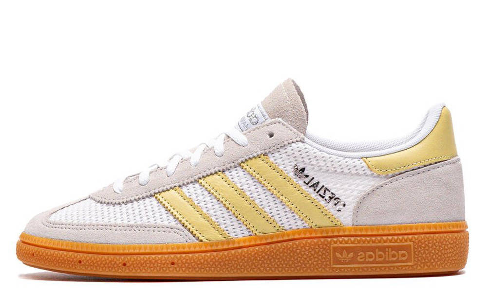 adidas Handball Spezial White Powder Yellow | JI2657 | The