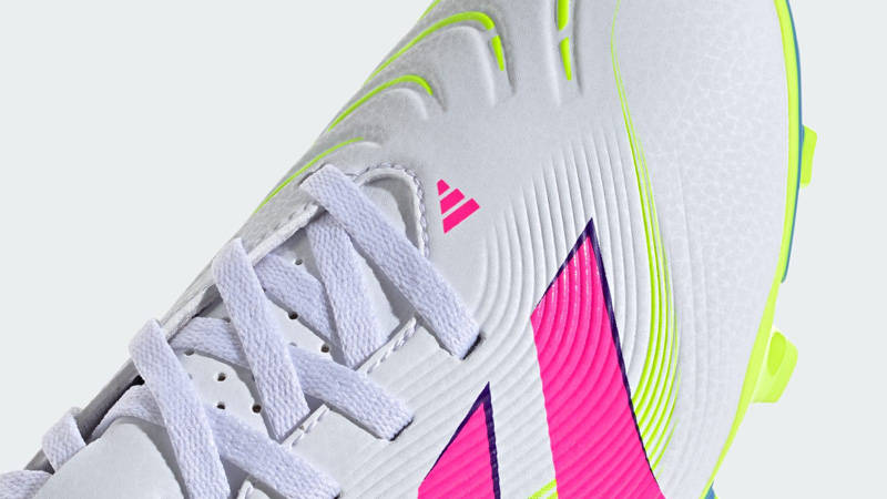 adidas Predator Club FG White Pink Closeup
