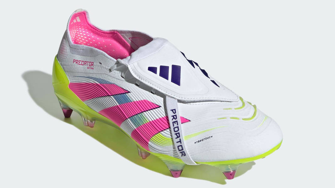 adidas Predator Elite Fold-Over Tongue SG Pink Lemon Front