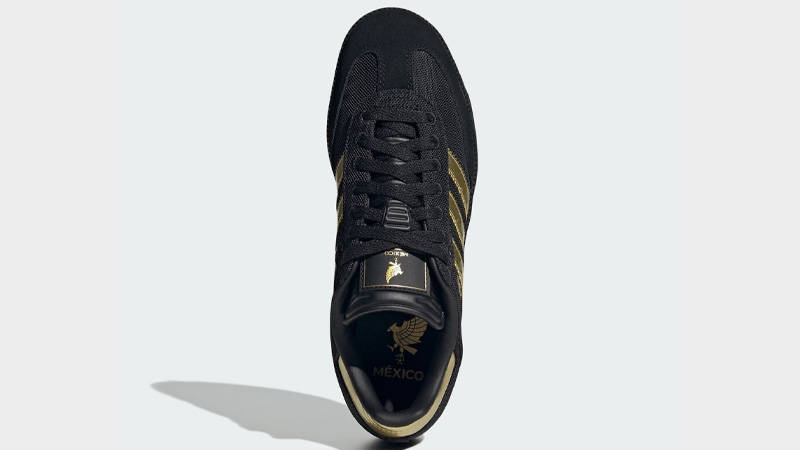adidas Samba OG Mexico Black Gold Metallic Middle