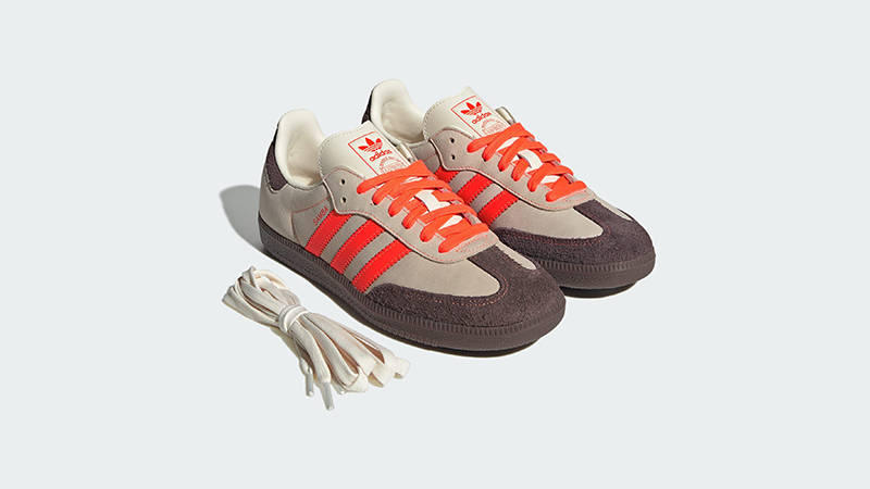 adidas Samba OG Solar Orange Cream JI2732 front side