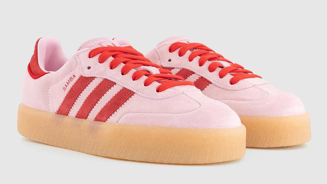 adidas Sambae Bliss Pink Red JS4500 Side