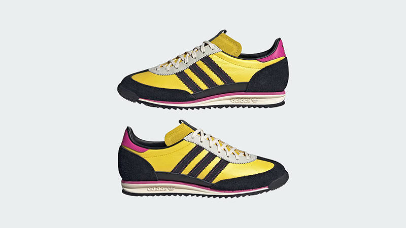 adidas SL 72 Yellow Black Fuchsia JI2453 feature