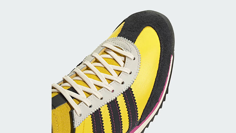 adidas SL 72 Yellow Black Fuchsia JI2453 toe